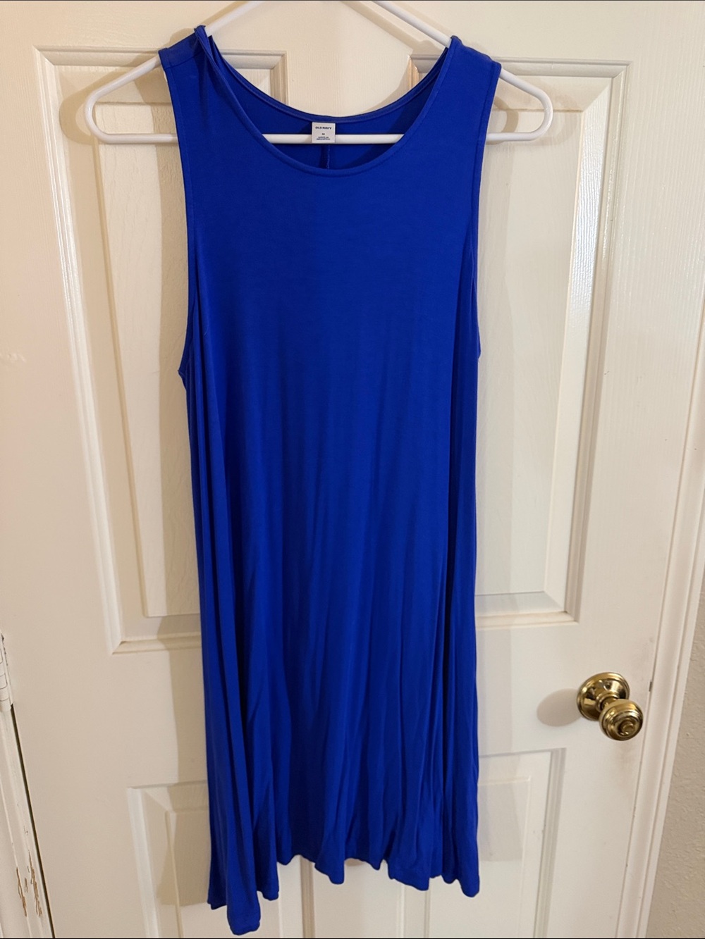 Old Navy Blue Midi Swing Dress